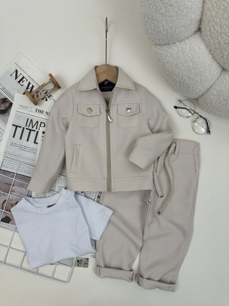 بدلة سبورت ولادي 3 قطع