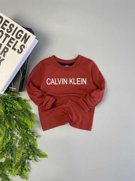 بلوزة ربيعي CALVIN KLIN  - قرميدي