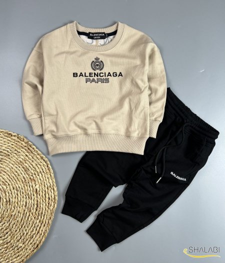 بدلة ربيعي ولادي وبناتي | Balenciaga  - بيج