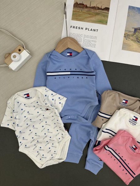 طقم بيبي 3 قطع tommy