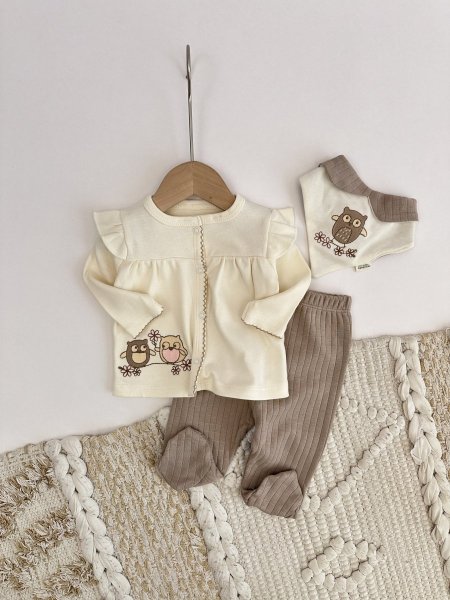 بدلة بيبي 3 قطع 1025