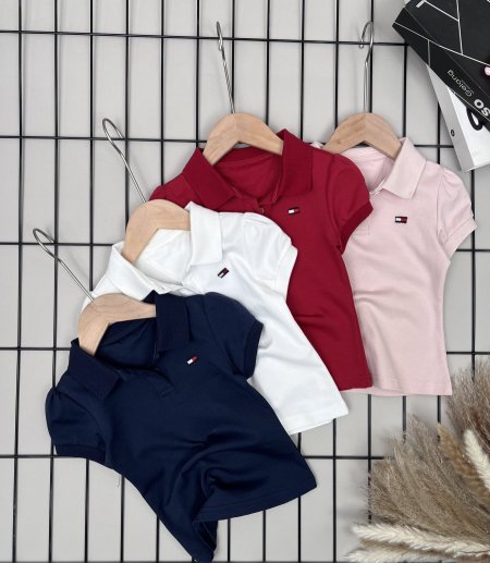 بلوز بناتي نص كم tommy