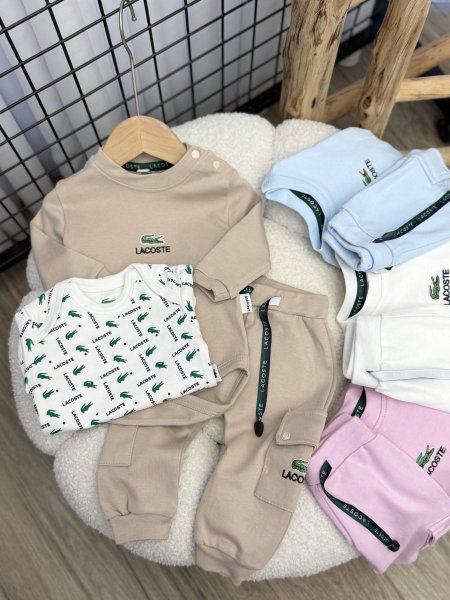 طقم بيبي lacoste
