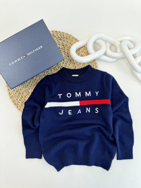 بلوزة صوف Tommy T73045 - كحلي <br> <span class='text-color-warm'>نفدت الكمية</span>