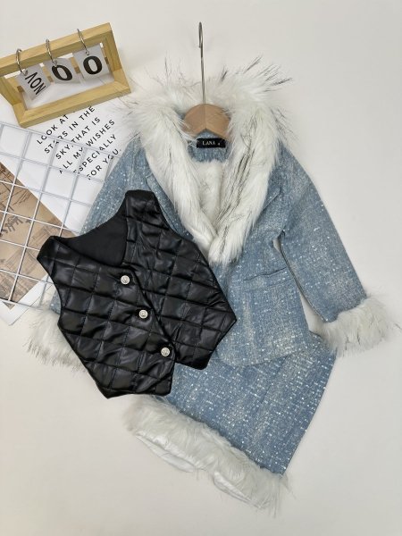 طقم بناتي 3 قطع 953