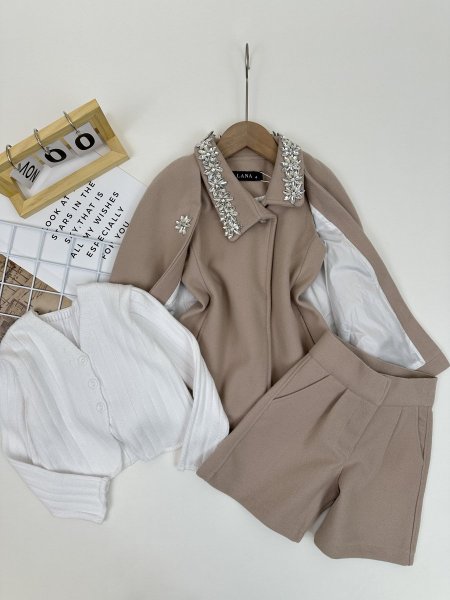 طقم بناتي 3 قطع 956